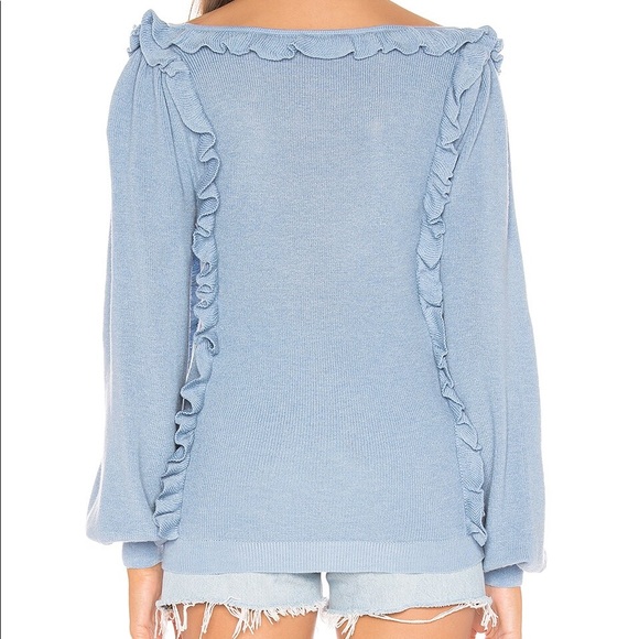 LEAH SWEATER IN PERIWINKLE - MAJORELLE - REVOLVE - Picture 4 of 4